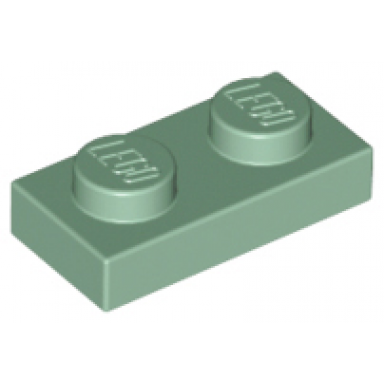 sand green plate 1 x 2