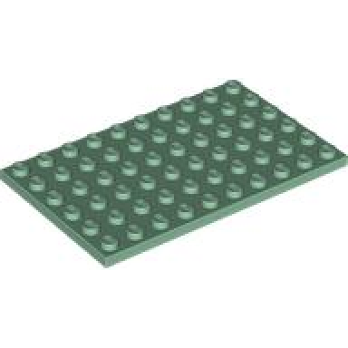 sand green plate 6 x 10