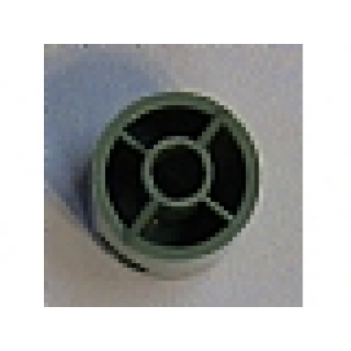 sand green brick round 2 x 2 x 2 robot body - without bottom axle holder