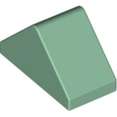 sand green slope 45 2 x 1 double with bottom stud holder