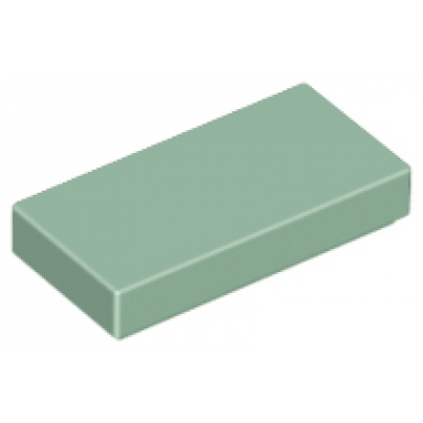 sand green tile 1 x 2