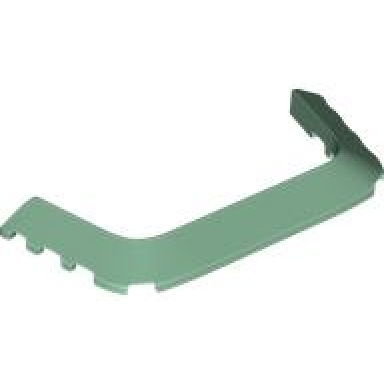 sand green wedge 10 x 4 x 2 3 cutout mudguard