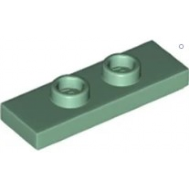 sand green plate modified 1 x 3 with 2 studs double jumper