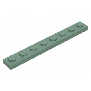sand green plate 1 x 8