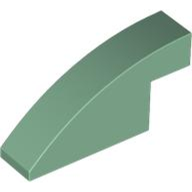 sand green slope curved 4 x 1 x 1 2 3
