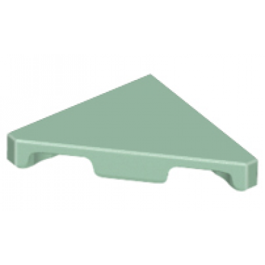 sand green tile modified 2 x 2 triangular
