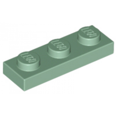 sand green plate 1 x 3