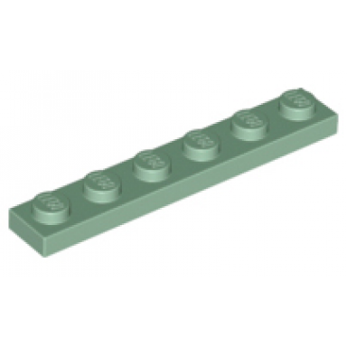sand green plate 1 x 6