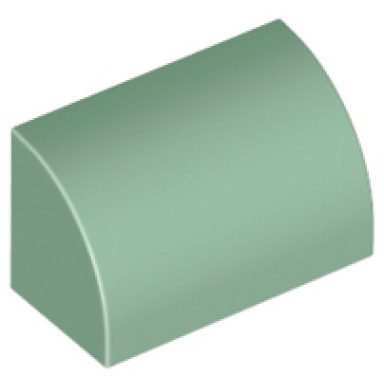 sand green slope curved 1 x 2