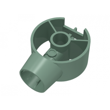 sand green dinosaur neck tail ring