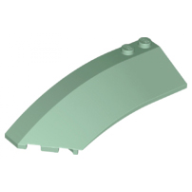 sand green wedge 8 x 3 x 2 open left