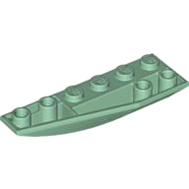 sand green wedge 6 x 2 inverted left