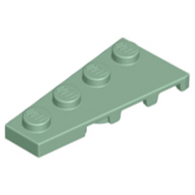 sand green wedge plate 4 x 2 left