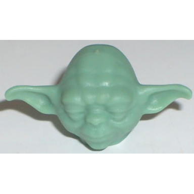 sand green minifigure head modified sw yoda plain