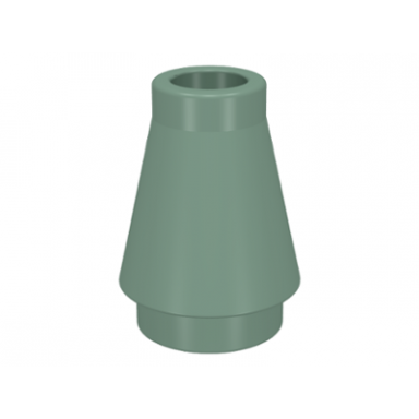 sand green cone 1 x 1