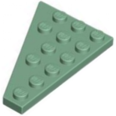 sand green wedge plate 6 x 4 right