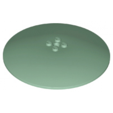 sand green dish 10 x 10 inverted radar - solid studs