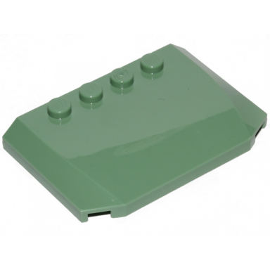 sand green wedge 4 x 6 x 2 3 triple curved