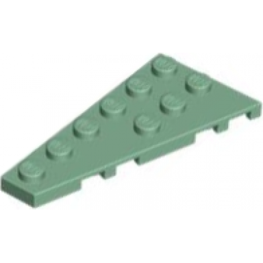 sand green wedge plate 6 x 3 left