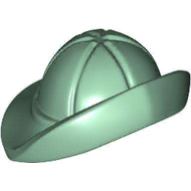 sand green minifigure headgear hat fisherman rain