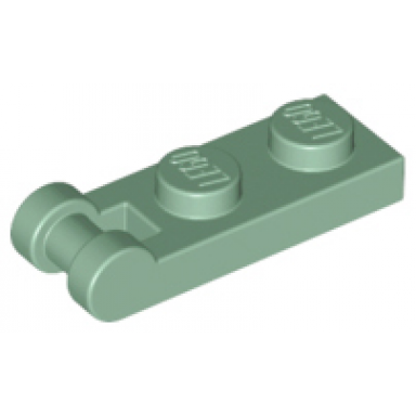 sand green plate modified 1 x 2 with bar handle on end