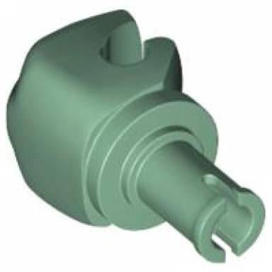 sand green hand troll left with technic pin