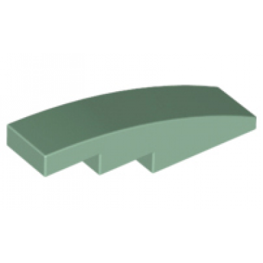 sand green slope curved 4 x 1