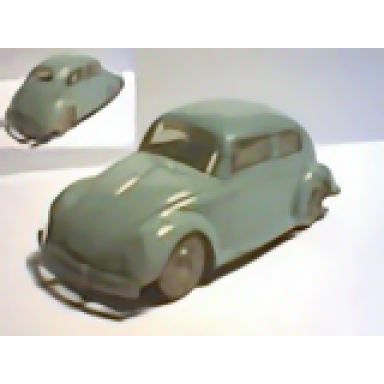 sand green ho scale vw beetle 56mm long