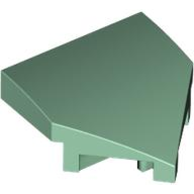 sand green wedge 2 x 2 x 2 3 pointed