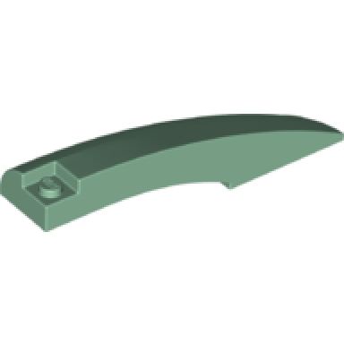 sand green wedge 10 x 2 x 2 left