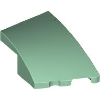 sand green wedge 3 x 2 right no studs