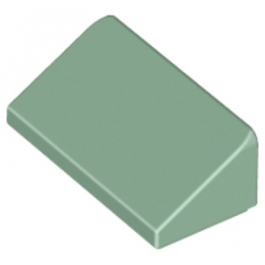 sand green slope 30 1 x 2 x 2 3