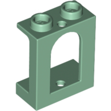 sand green window 1 x 2 x 2 castle