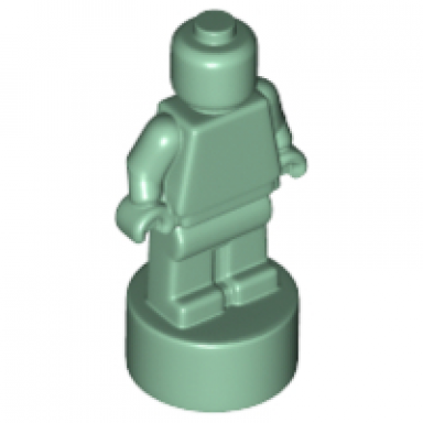 sand green minifigure utensil statuette trophy