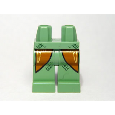 sand green hips and legs with scales and leg protection pattern