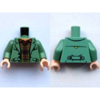 sand green torso harry potter arthur weasley open jacket over brown shirt pattern sand green arms light nougat hands