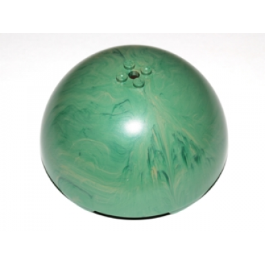 sand green cylinder hemisphere 11 x 11 studs on top with marbled dark green and dark tan planet pattern sw yavin 4