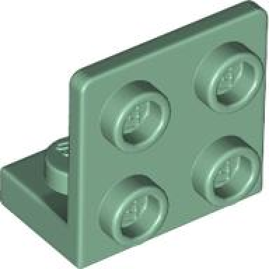 sand green bracket 1 x 2 - 2 x 2 inverted