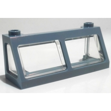 sand blue windscreen 2 x 6 x 2 train with trans-clear glass 13756 13760