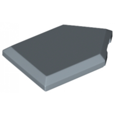 sand blue tile modified 2 x 3 pentagonal