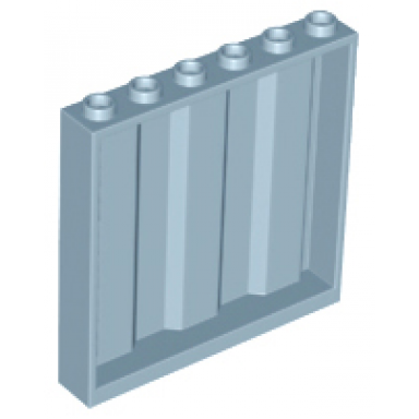 sand blue panel 1 x 6 x 5 with corrugated profile
