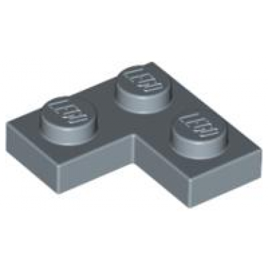 sand blue plate 2 x 2 corner