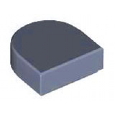 sand blue tile round 1 x 1 half circle extended