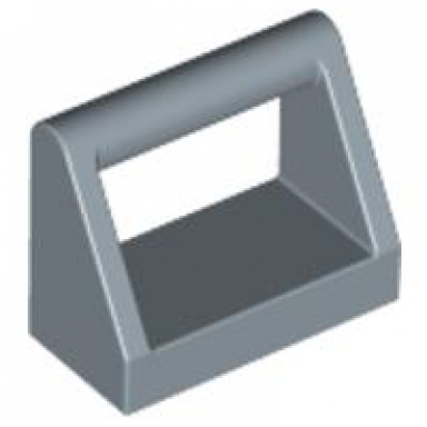 sand blue tile modified 1 x 2 with bar handle