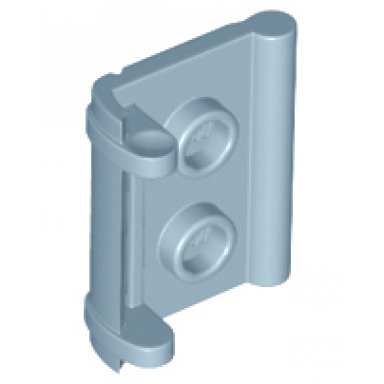 sand blue minifigure utensil book binding with 2 studs