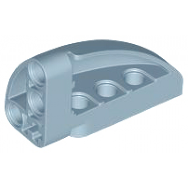 sand blue technic panel curved 5 x 3 x 2 corner quarter ellipse right