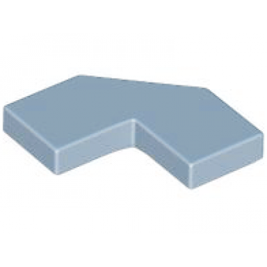 sand blue tile modified facet 2 x 2