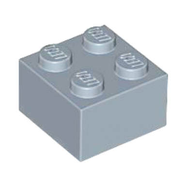 sand blue brick 2 x 2
