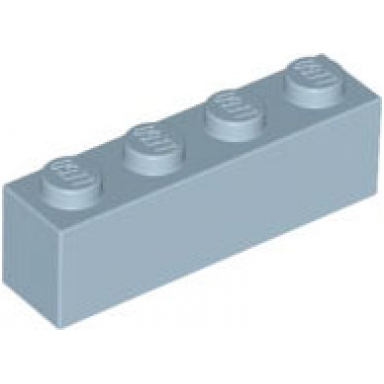 sand blue brick 1 x 4