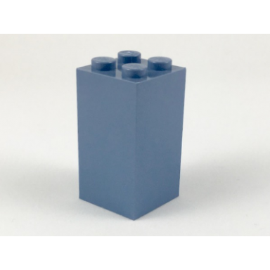 sand blue brick 2 x 2 x 3